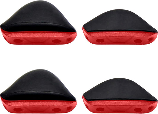 SEEABLE Premium Replacement Rubber Nosepads for Oakley Crosslink Pro Sweep Pitch Sunglass - Red