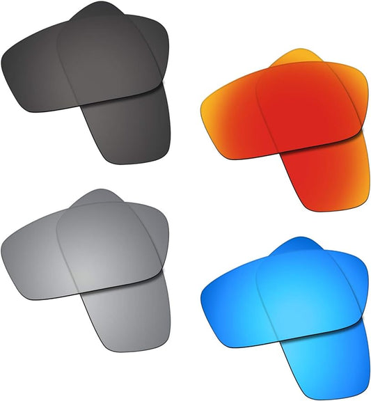 4 Pair Polarized Replacement Lenses for Oakley Splinter Sunglasses