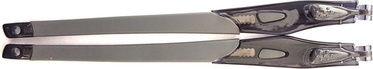 NicelyFit Replacement Temples Arms Legs for Crosslink OX8027 Pewter Prescription Glass Frame 140mm
