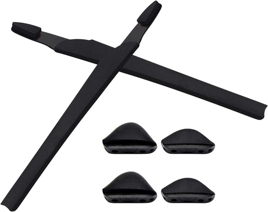 SEEABLE Premium Replacement Earsocks Nosepads Rubber Kit for Oakley Crosslink Pro Sweep Sunglass