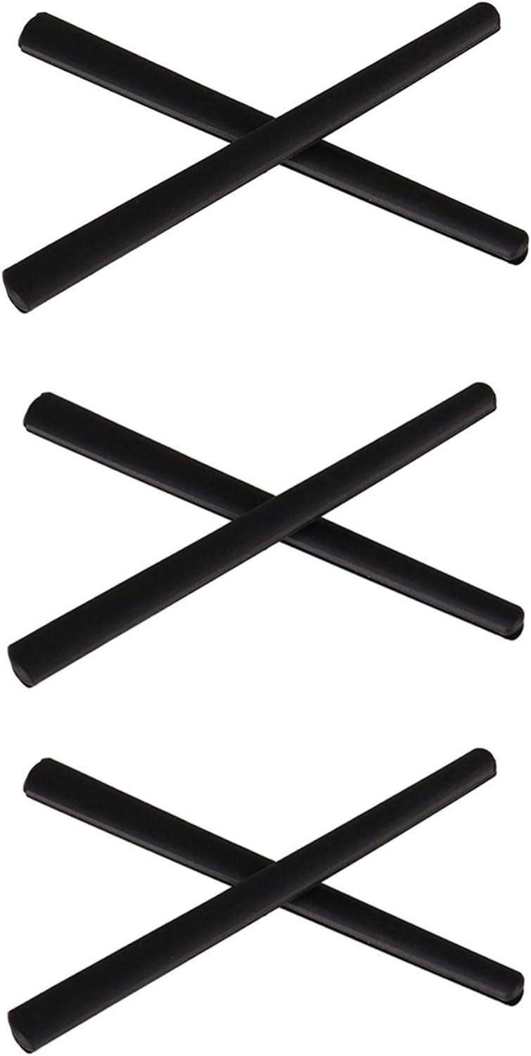 ExactFitt Replacement Temple Ear Socks for Oakley Metal Plate OX5038 Carbon Plate OX5079 Eye Glass Frames
