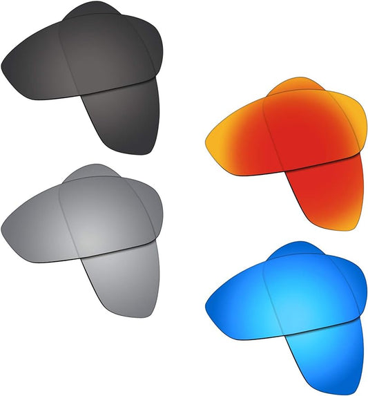 4 Pair Polarized Replacement Lenses for Oakley Whisker Sunglasses