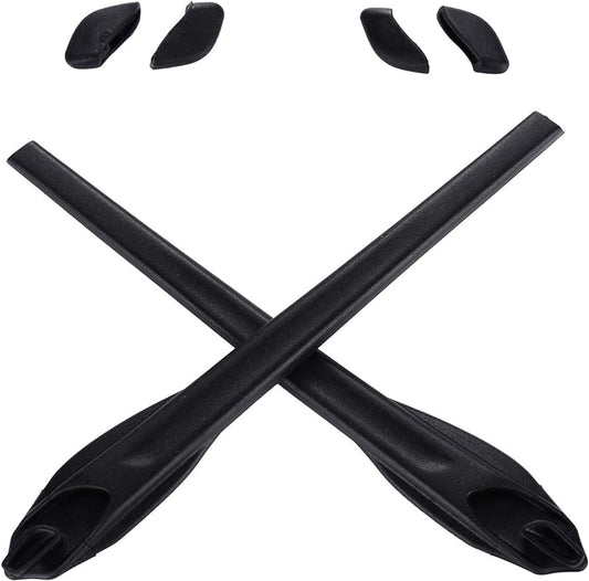 Replacement Kit of Ear Socks n Nose Pads for Oakley Flak 2.0 XL Sunglass Glass Frames