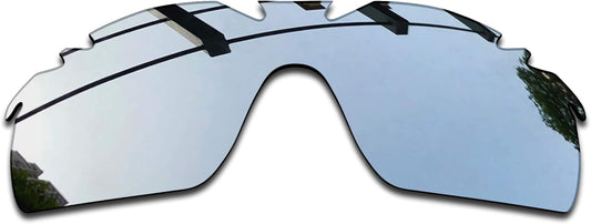 SEEABLE Premium Polarized Mirror Replacement Lenses for Oakley RadarLock XL Vented OO9170 Sunglasses - Silver Mirror