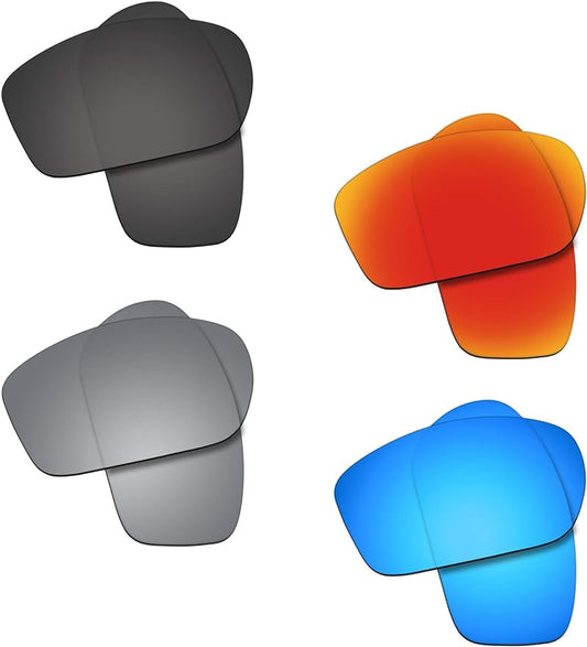 4 Pair Polarized Replacement Lenses for Oakley Valve Sunglasses