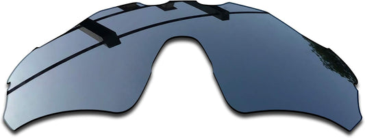 SEEABLE Premium Polarized Mirror Replacement Lenses for Oakley Radar EV Path OO9208 Sunglasses - Black Chrome Mirror