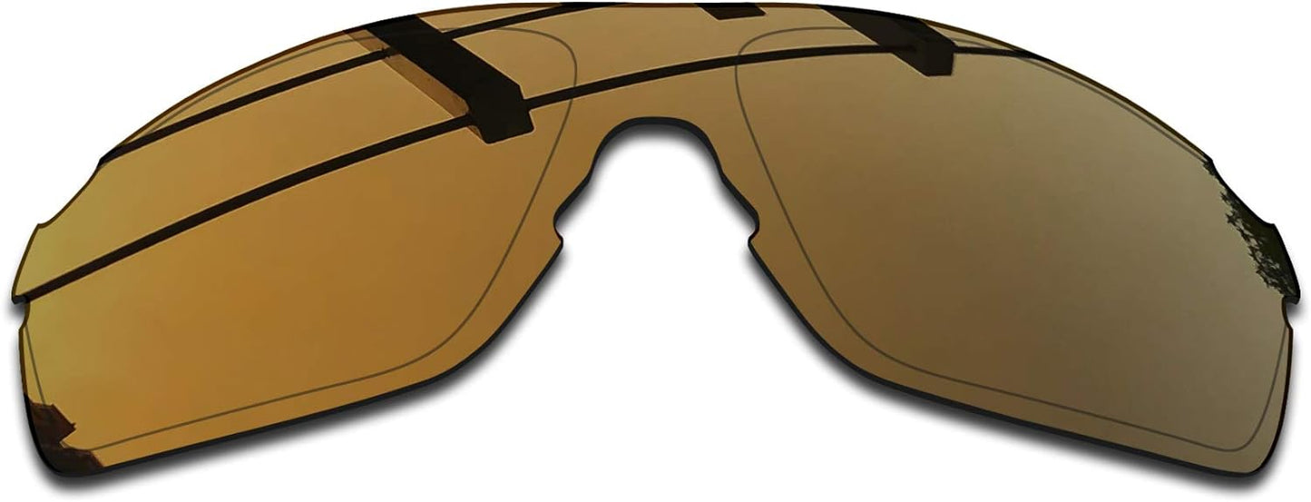 SEEABLE Premium Polarized Mirror Replacement Lenses for Oakley EV Zero Pitch OO9383 Sunglasses - Bronze Mirror