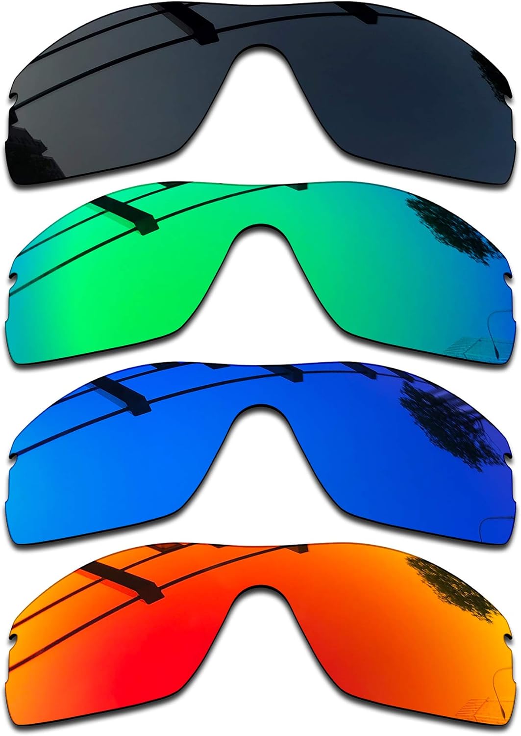 SEEABLE Premium Polarized Mirror Replacement Lenses for Oakley Radar Pitch Sunglasses