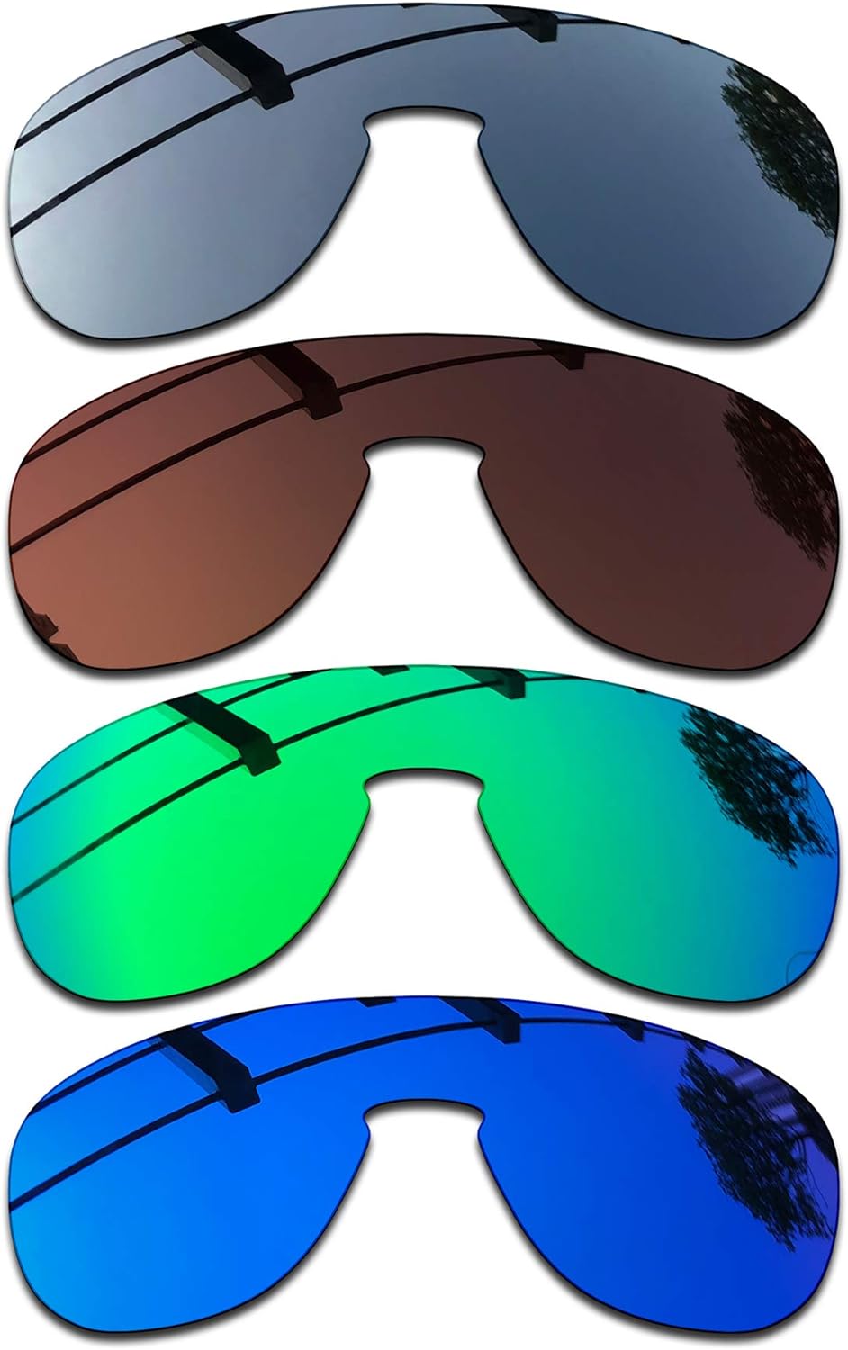 SEEABLE Premium Polarized Mirror Replacement Lenses for Oakley Trillbe OO9318 Sunglasses