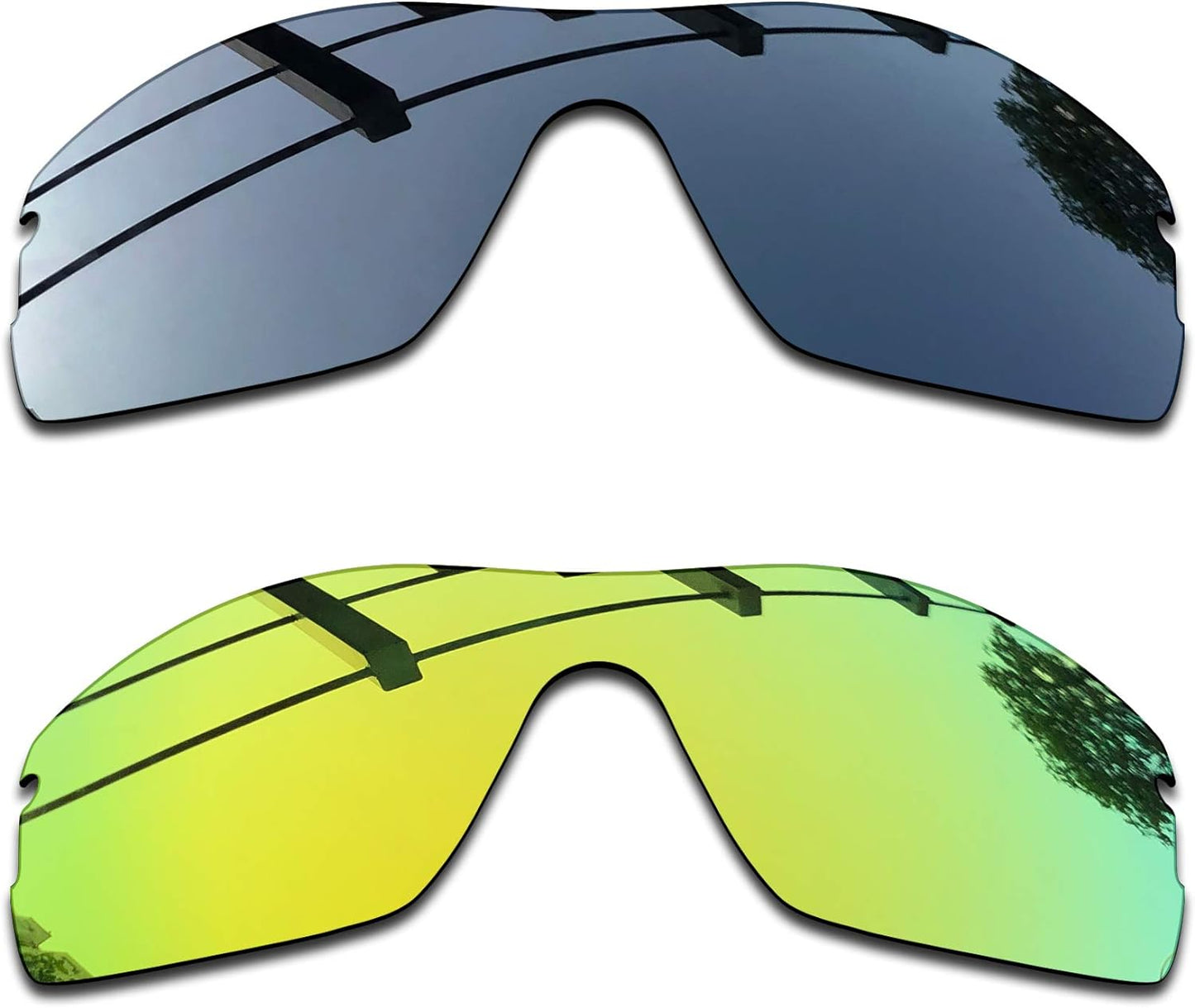 SEEABLE Premium Polarized Mirror Replacement Lenses for Oakley Radar Pitch Sunglasses