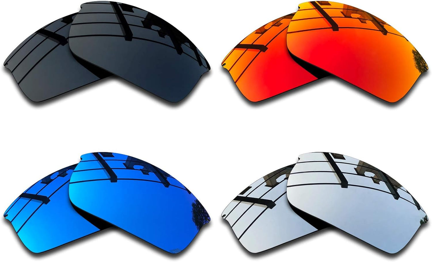 SEEABLE Premium Polarized Mirror Replacement Lenses for Oakley WireTap OO4071 Sunglasses