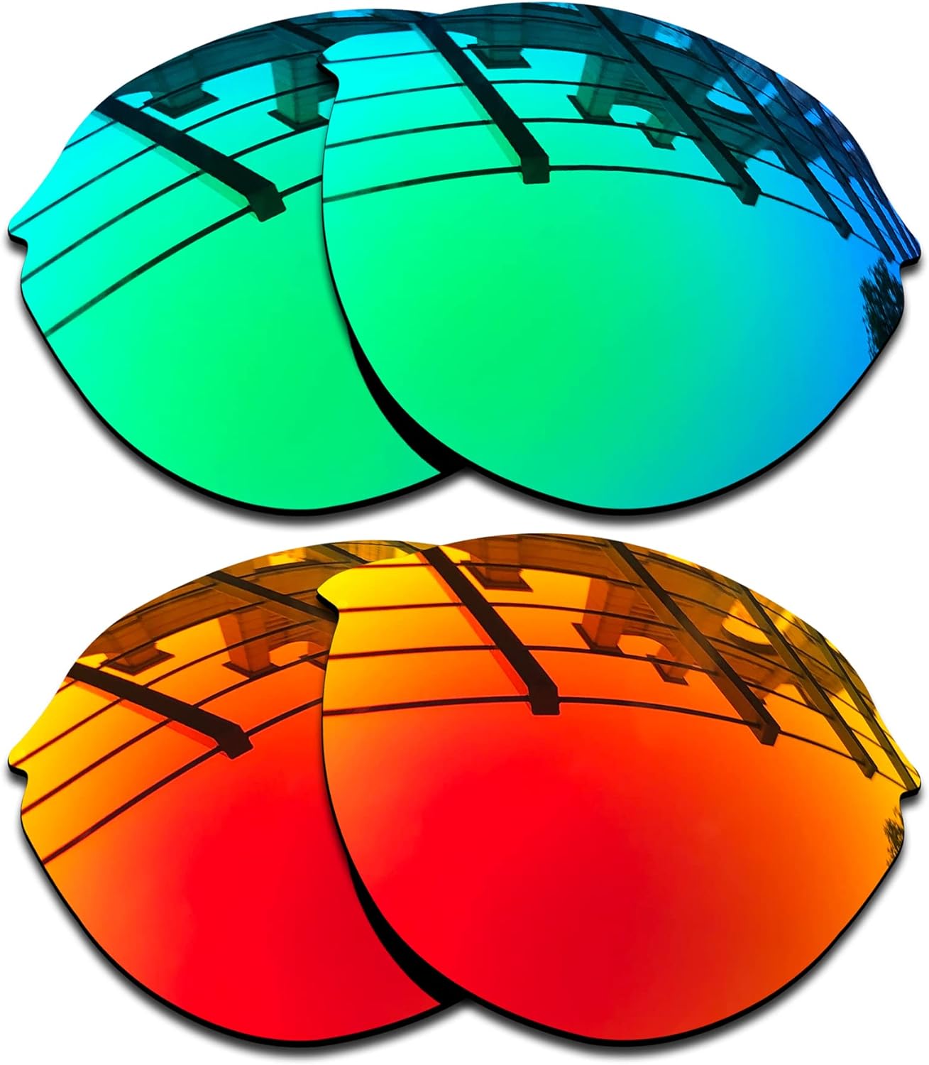 SEEABLE Premium Polarized Mirror Replacement Lenses for Oakley Trailing Point OO9447-65mm Sunglasses