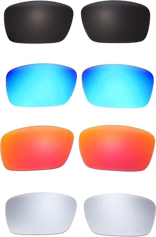 Set of 4 Polarized Replacement Lenses for Oakley Fuel Cell Sunglasses NicelyFit