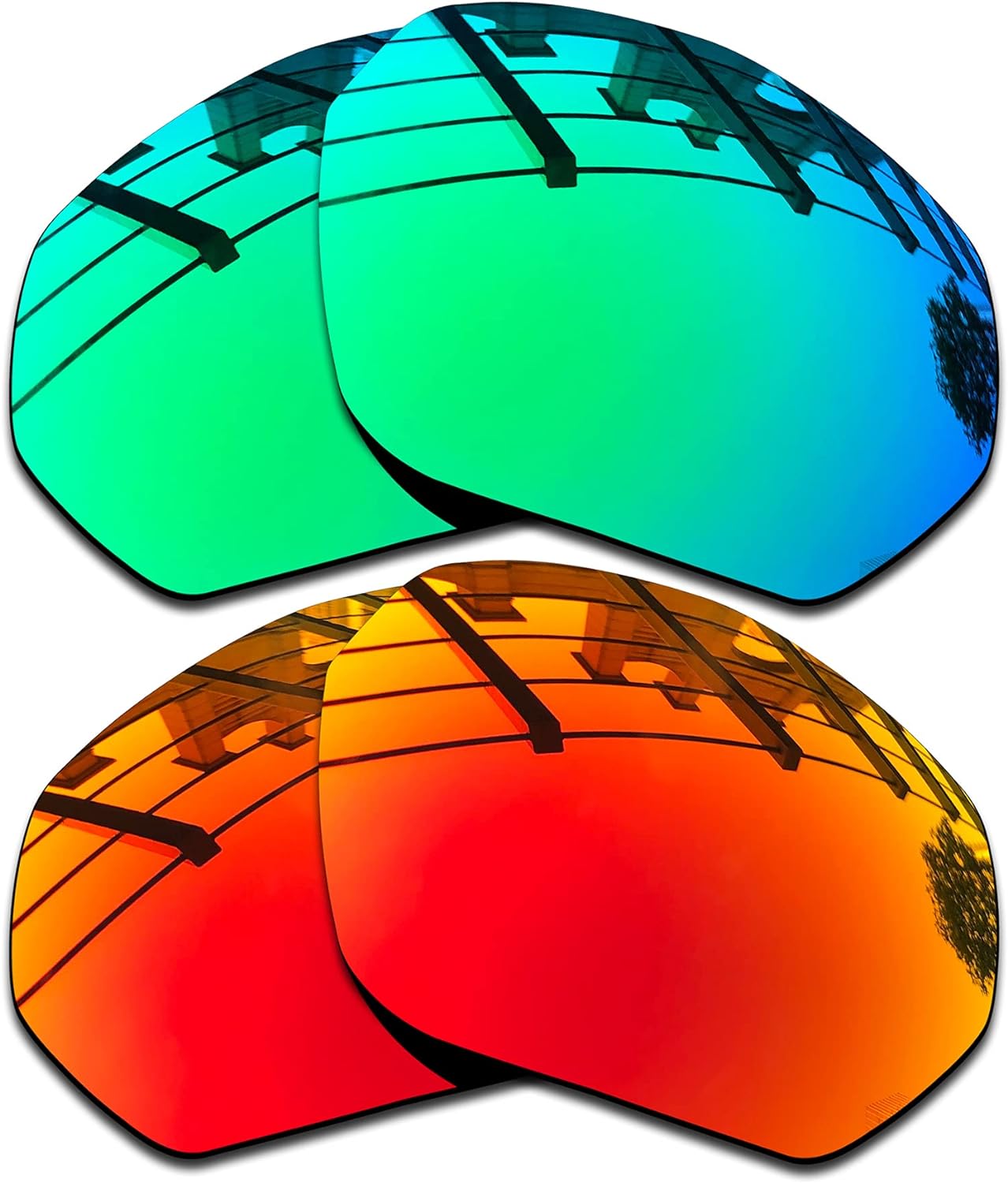 SEEABLE Premium Polarized Mirror Replacement Lenses for Oakley Crossrange Patch OO9382 Sunglasses