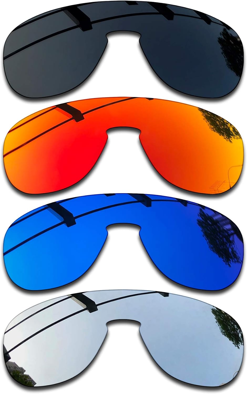 SEEABLE Premium Polarized Mirror Replacement Lenses for Oakley Trillbe OO9318 Sunglasses