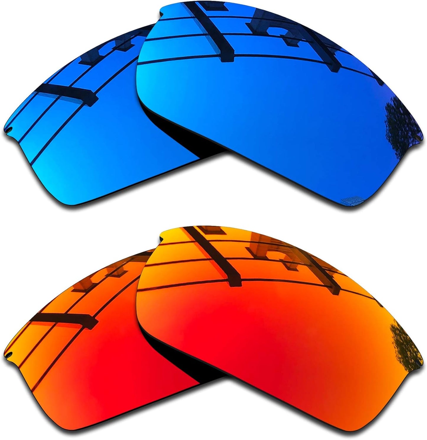 SEEABLE Premium Polarized Mirror Replacement Lenses for Oakley WireTap OO4071 Sunglasses