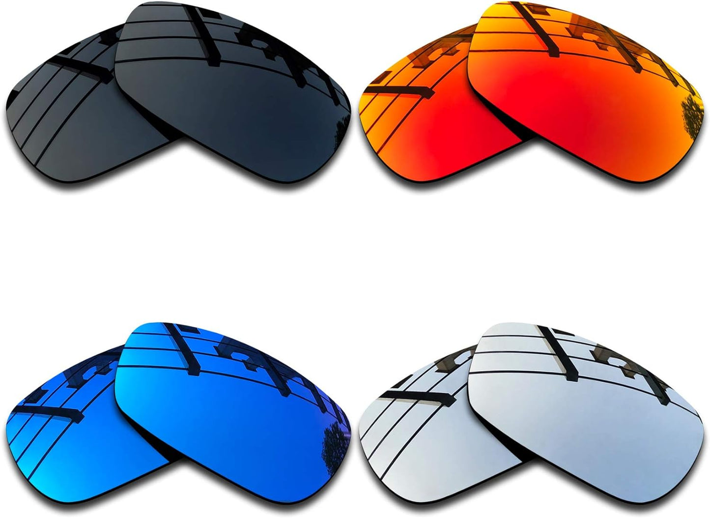 SEEABLE Premium Polarized Mirror Replacement Lenses for Oakley Crosshair 2.0 OO4044 Sunglasses