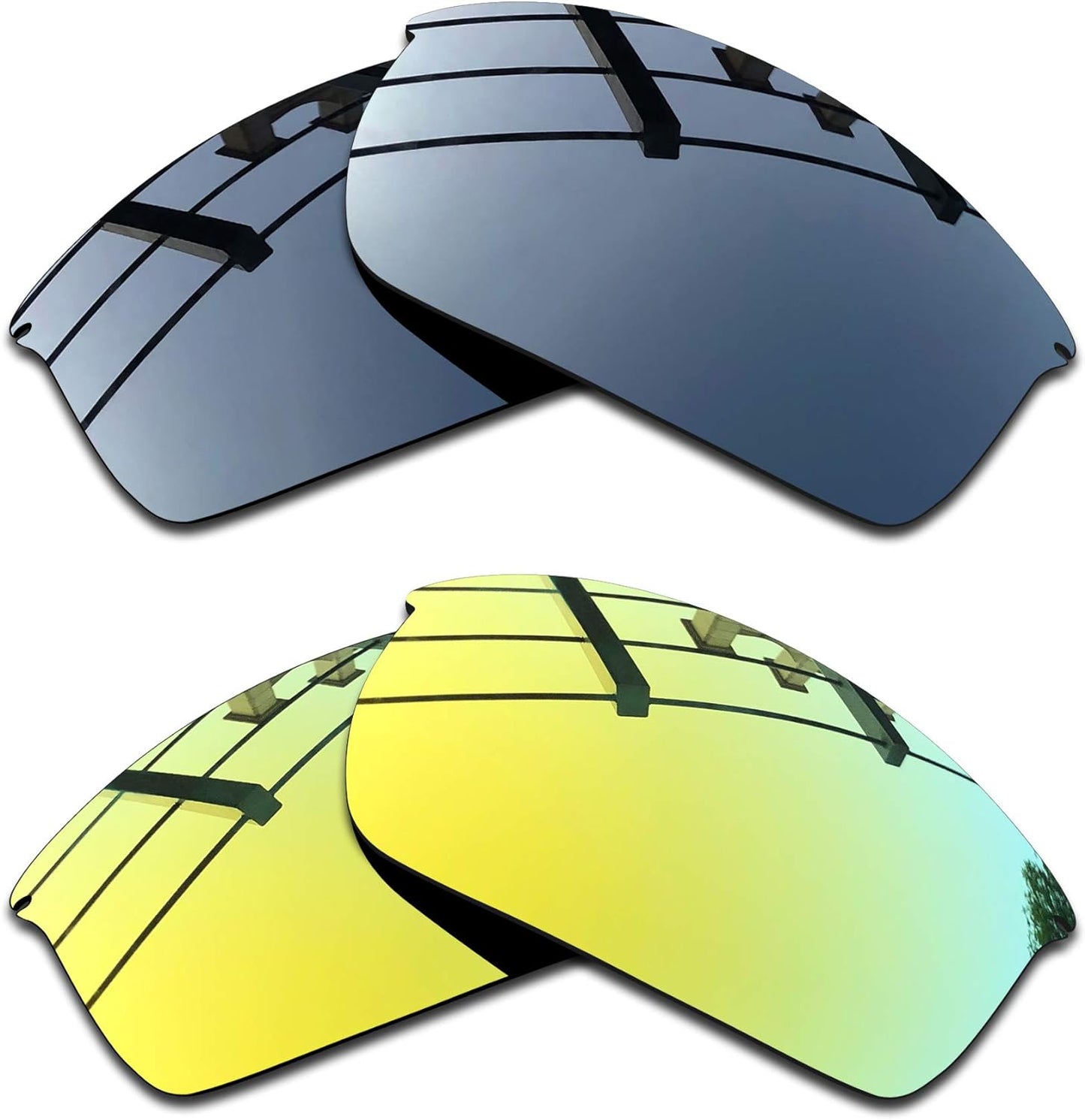 SEEABLE Premium Polarized Mirror Replacement Lenses for Oakley WireTap OO4071 Sunglasses