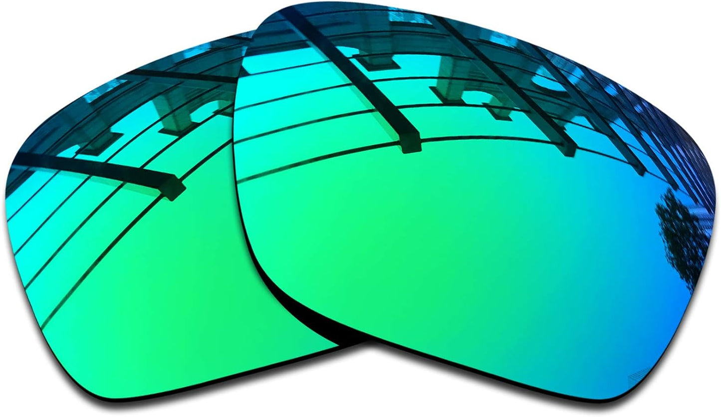 SEEABLE Premium Polarized Mirror Replacement Lenses & Rubber Kit for Oakley Jawbone Sunglasses