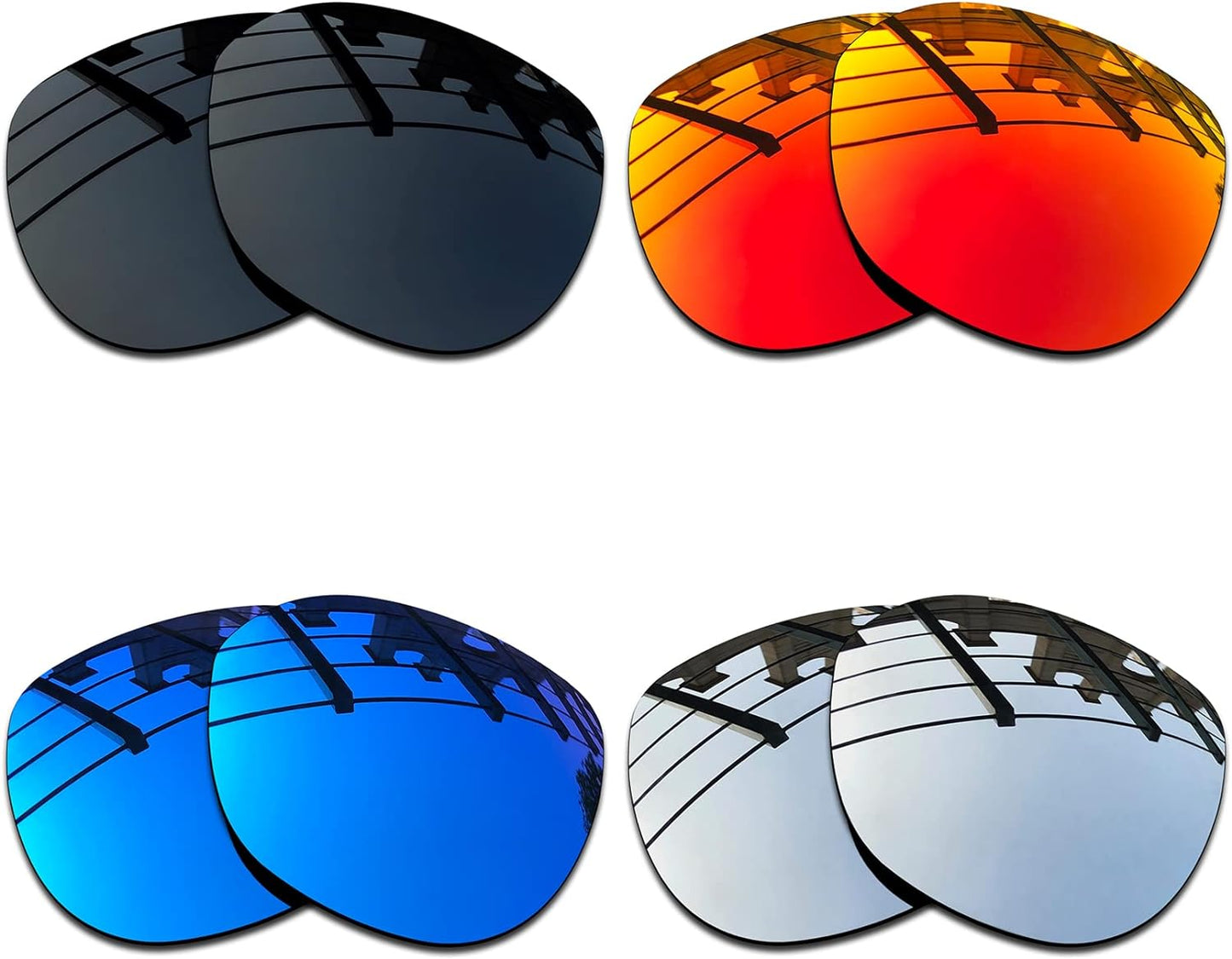 SEEABLE Premium Polarized Mirror Replacement Lenses for Oakley Latch Key M OO9394M-52mm Sunglasses