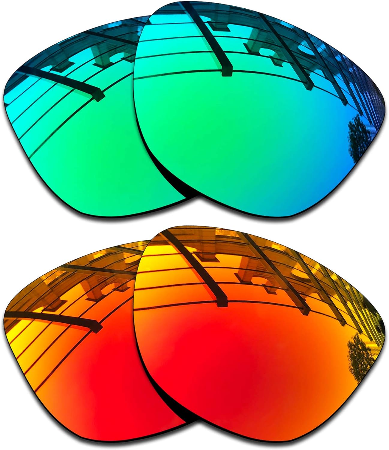 SEEABLE Premium Polarized Mirror Replacement Lenses for Oakley Frogskins LX OO2043 Sunglasses