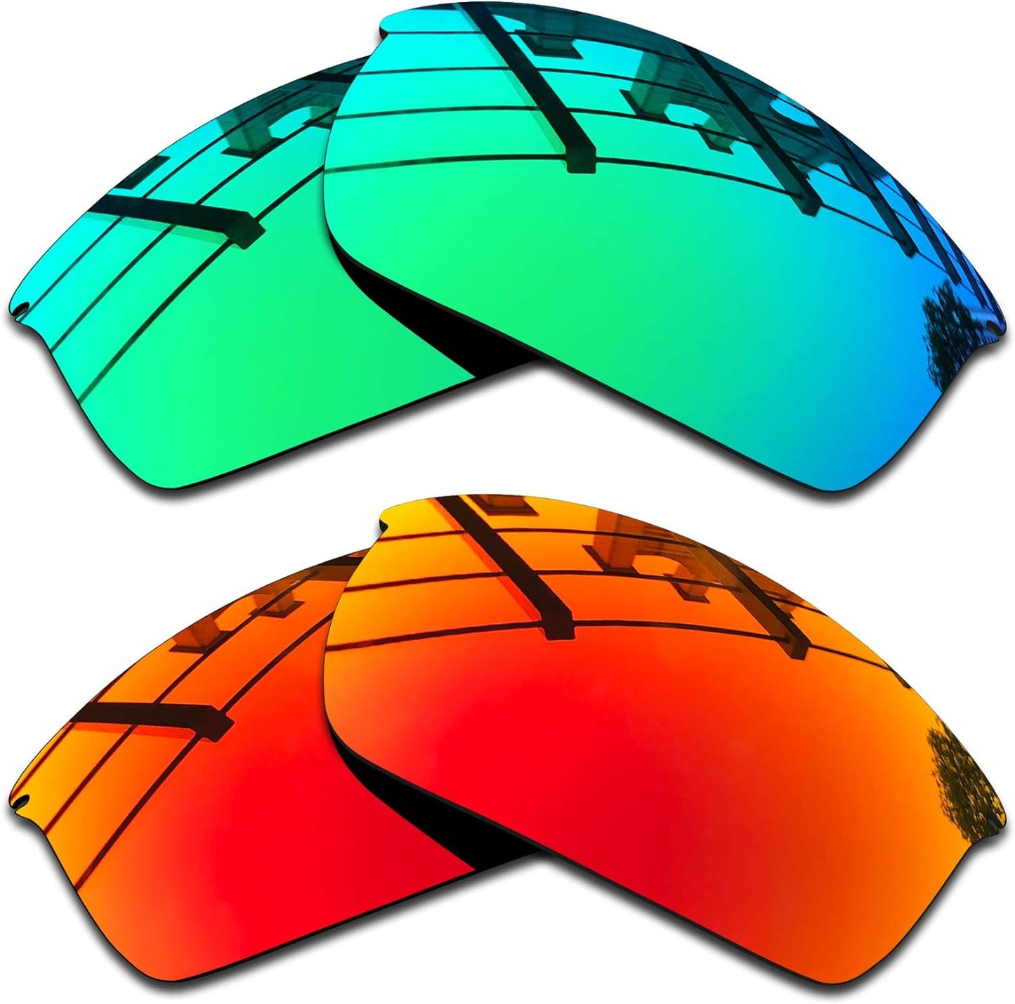 SEEABLE Premium Polarized Mirror Replacement Lenses for Oakley WireTap OO4071 Sunglasses