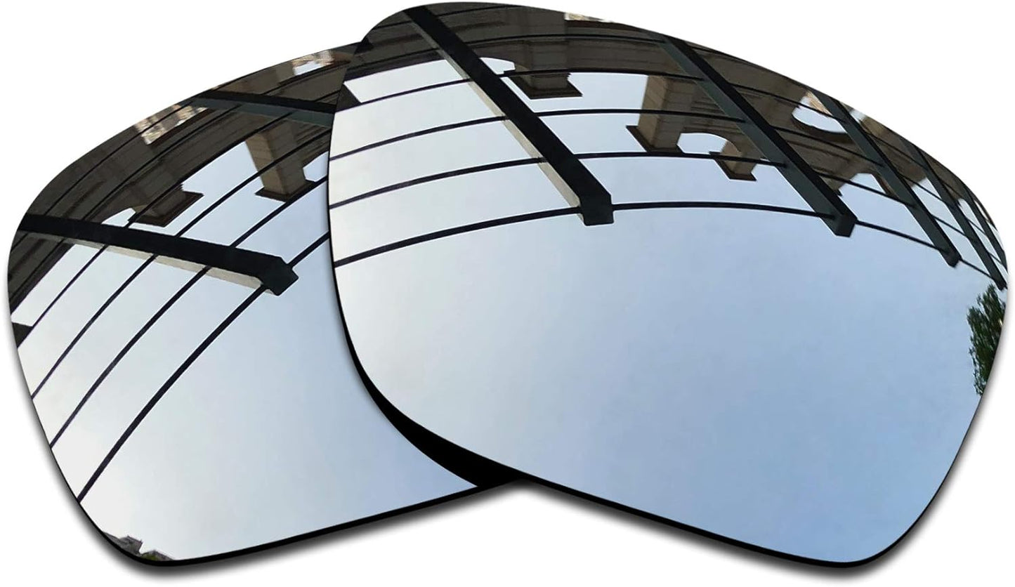 SEEABLE Premium Polarized Mirror Replacement Lenses & Rubber Kit for Oakley Jawbone Sunglasses