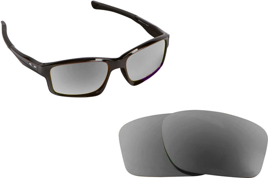LenSwitch Polarized Replacement Lenses for Oakley Chainlink Sunglasses Silver