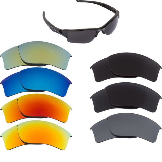 LenSwitch Replacement Lenses for Oakley Quarter Jacket Sunglasses Multi-Color