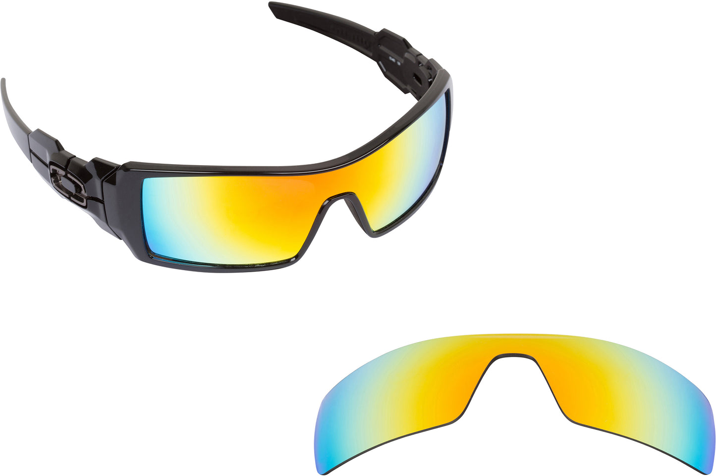 LenSwitch Replacement Lenses for Oakley Oil Rig Sunglasses Multi-Color