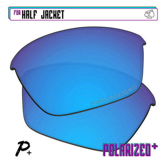 POLARIZED+ Replacement Lens For-Oakley Half Jacket Sunglass Anti-Scratch