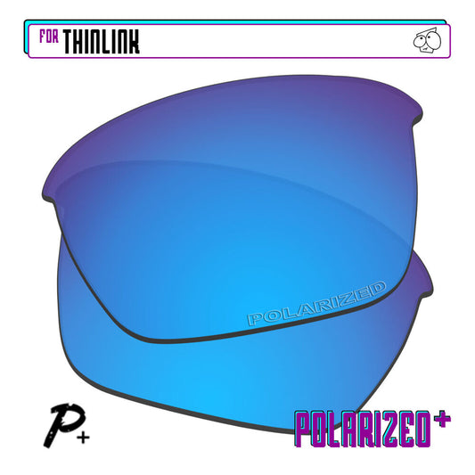 POLARIZED+ Replacement Lens For-Oakley Thinlink Sunglass Anti-Scratch