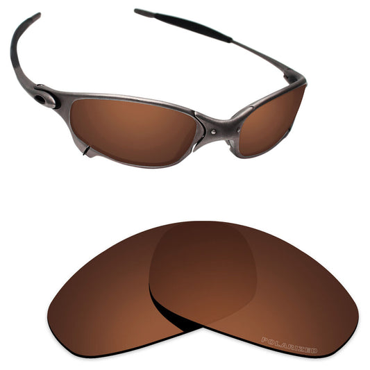 Hawkry SaltWater Proof Brown Replacement Lenses for-Oakley Juliet -Polarized