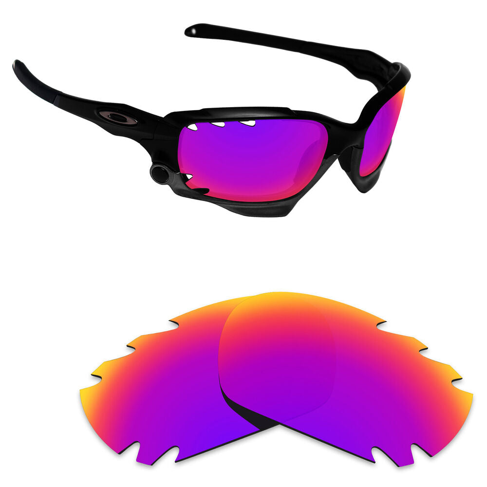 Hawkry Polarized Replacement Lense for-Oakley Jawbone Vented Midnight Sun Mirror