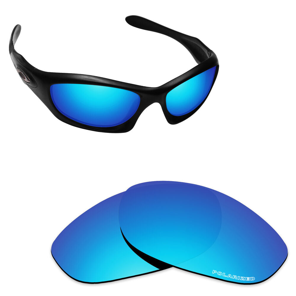 Hawkry SaltWater Proof Ice Blue Replacement Lense for-Oakley Monster Dog