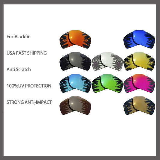 Replacement Polarized Lenses for-Costa Del Mar Blackfin Sunglasses Anti-scratch