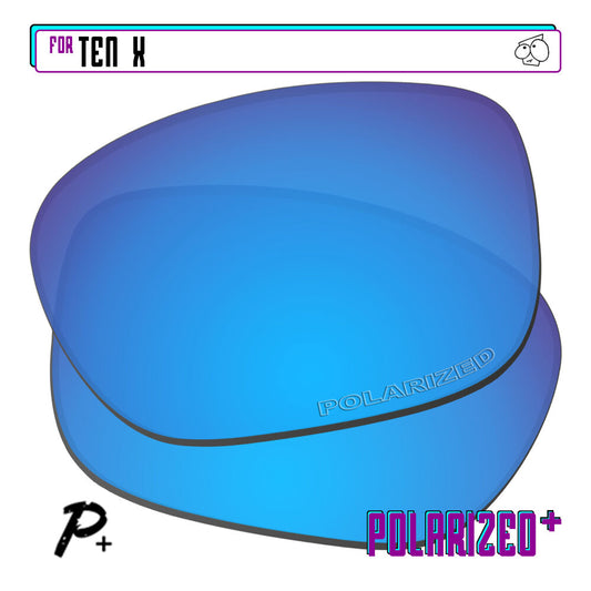 POLARIZED+ Replacement Lens For-Oakley Ten X Sunglass Anti-Scratch