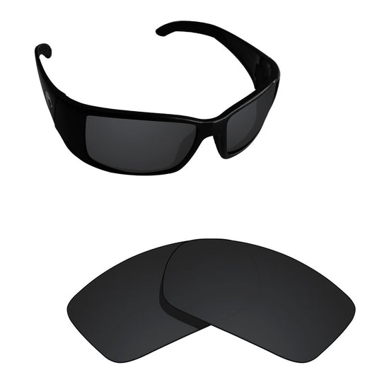 Hawkry Polarized Replacement Lenses for-Costa Blackfin Sunglass - Options