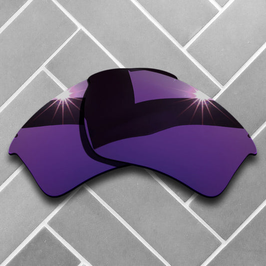Polarized Plum Purple Replacement Lenses for-Oakley Half Jacket 2.0 XL Sunglass