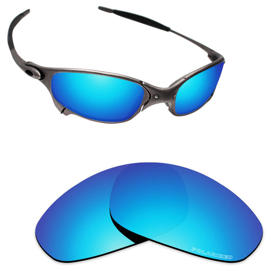 Hawkry SaltWater Proof Ice Blue Replacement Lenses for-Oakley Juliet -Polarized