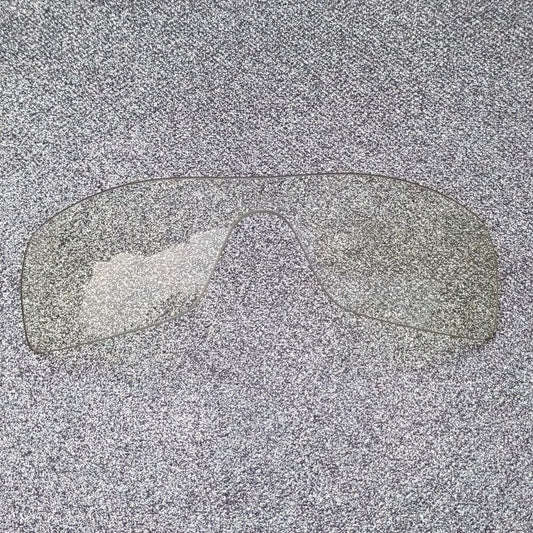 Transparent Clear Non-Polarized Replacement Lenses For-Oakley Oil Rig Sunglass