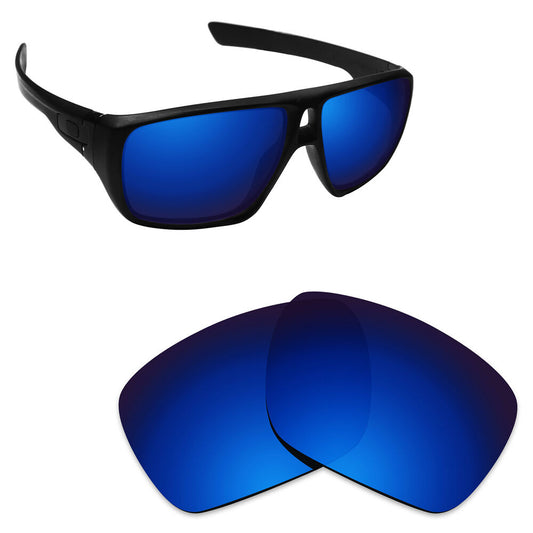Hawkry Polarized Replacement Lenses for-Oakley Dispatch 1 Sunglass Deep Blue