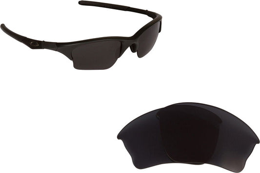 LenSwitch Polarized Replacement Lenses for Oakley Half Jacket XLJ Sunglass Gray