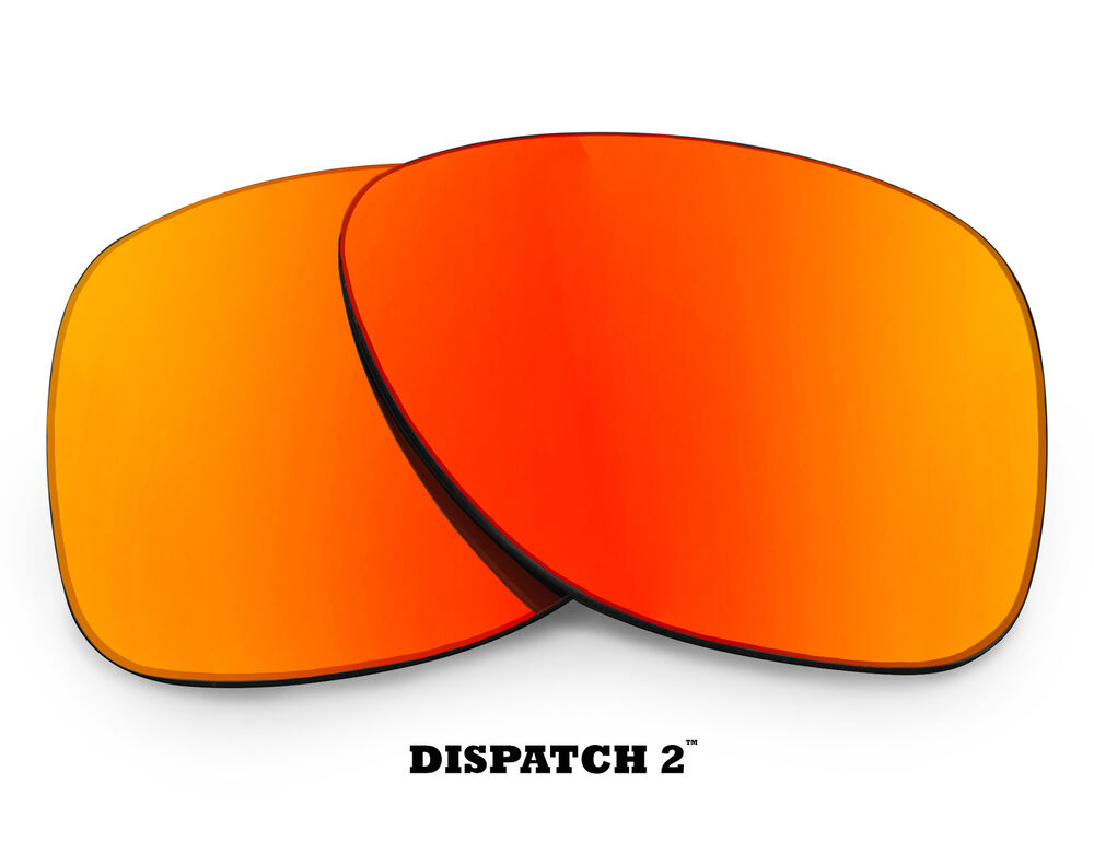 LenSwitch Polarized Replacement Lenses for Oakley Dispatch 2 Sunglasses Red