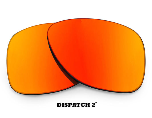 LenSwitch Polarized Replacement Lenses for Oakley Dispatch 2 Sunglasses Red
