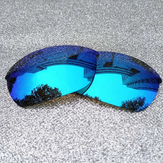 Ice Blue Polarized Replacement Lenses For-Oakley Half Jacket 2.0 Sunglass OO9144