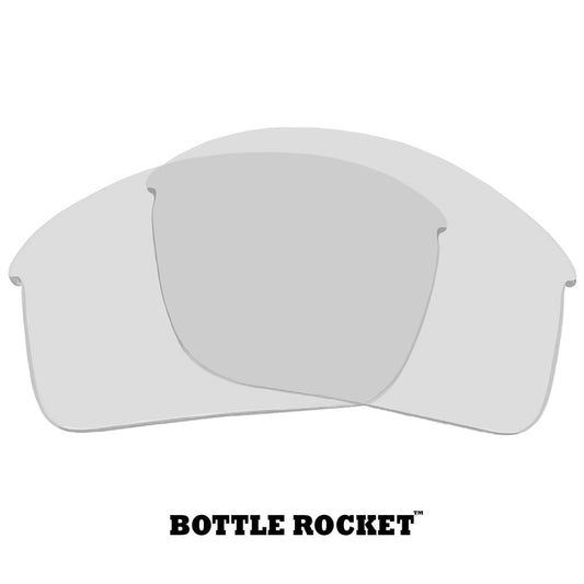 LenSwitch Replacement Lenses for Oakley Bottle Rocket Sunglasses Clear