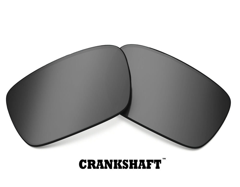 LenSwitch Replacement Lenses for Oakley Crankshaft Sunglasses Silver Mirror