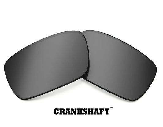 LenSwitch Replacement Lenses for Oakley Crankshaft Sunglasses Silver Mirror