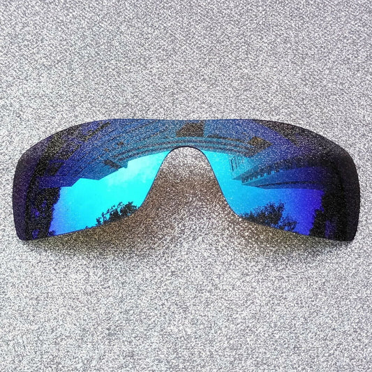 2 Sets of Ice Blue Polarized Replacement Lenses For-Oakley Batwolf Frame OO9101